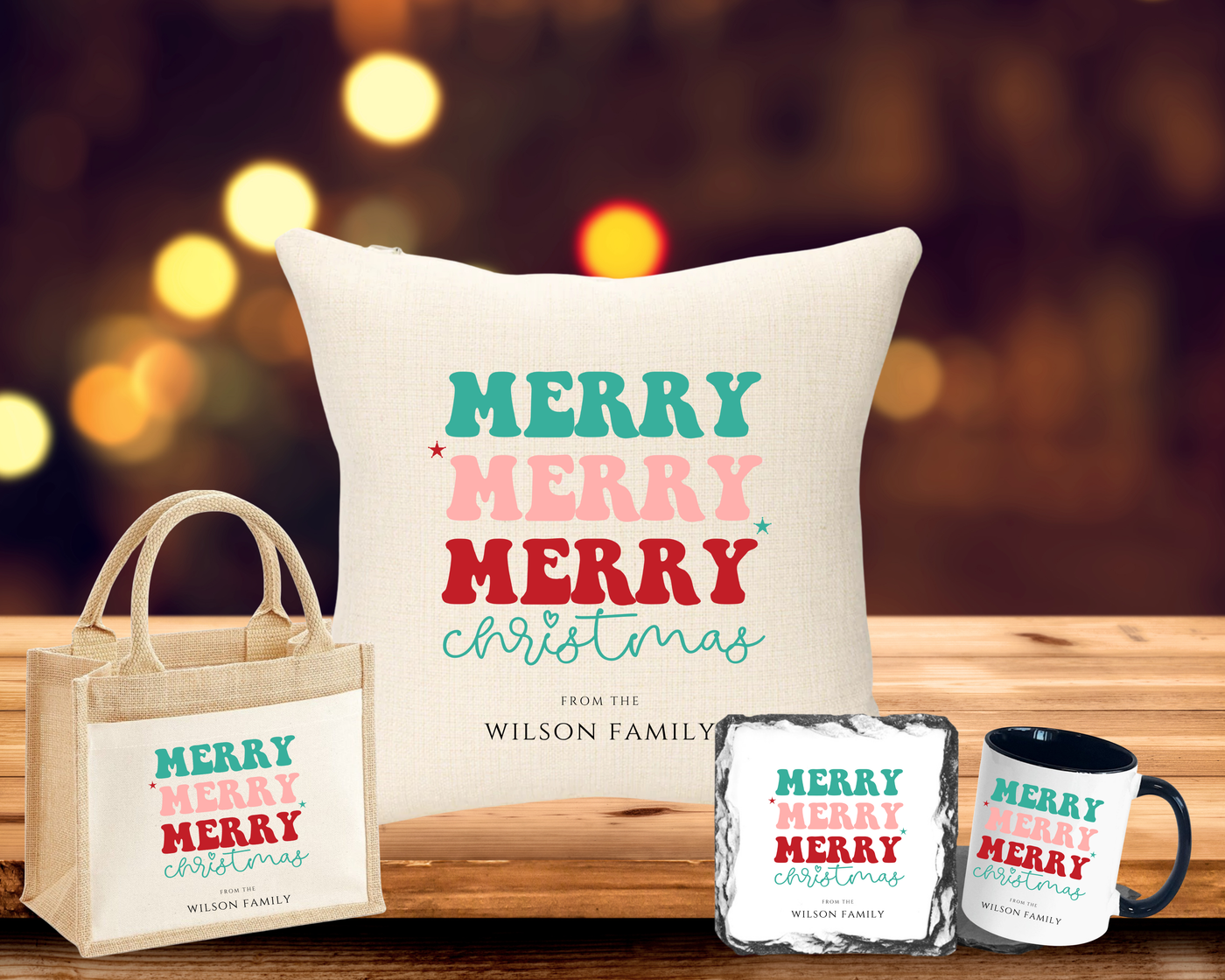Merry Christmas with Surname Bundle