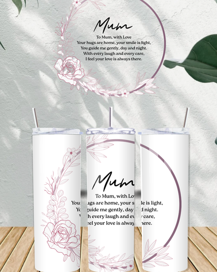 Personalised Mum Poem 20oz Tumbler - Demo Design Gifts