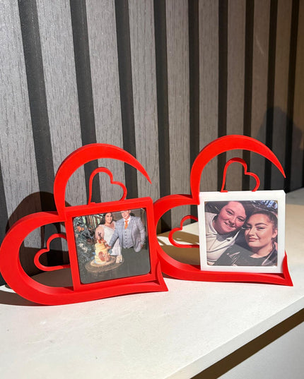 Heart Photo Frame with Photo Magnet, Heart Magnet Frame, Picture Holder, Gift for Her, Home Decor, Photo Display