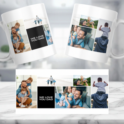 Fathers Day Dad Personalised Photo Mug