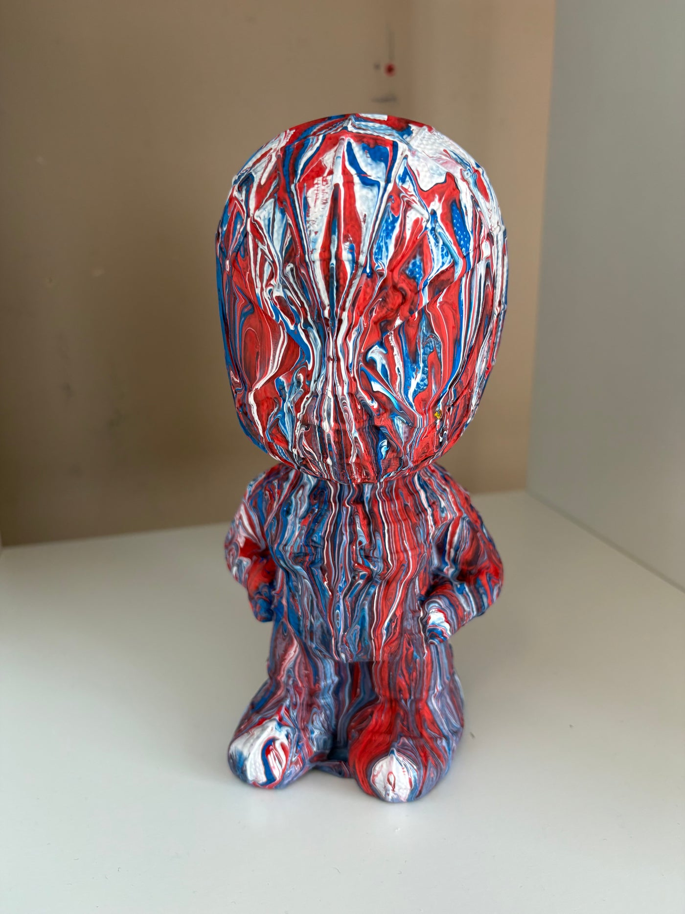 Spider Man Bear Money Box Acrylic Pouring Figure