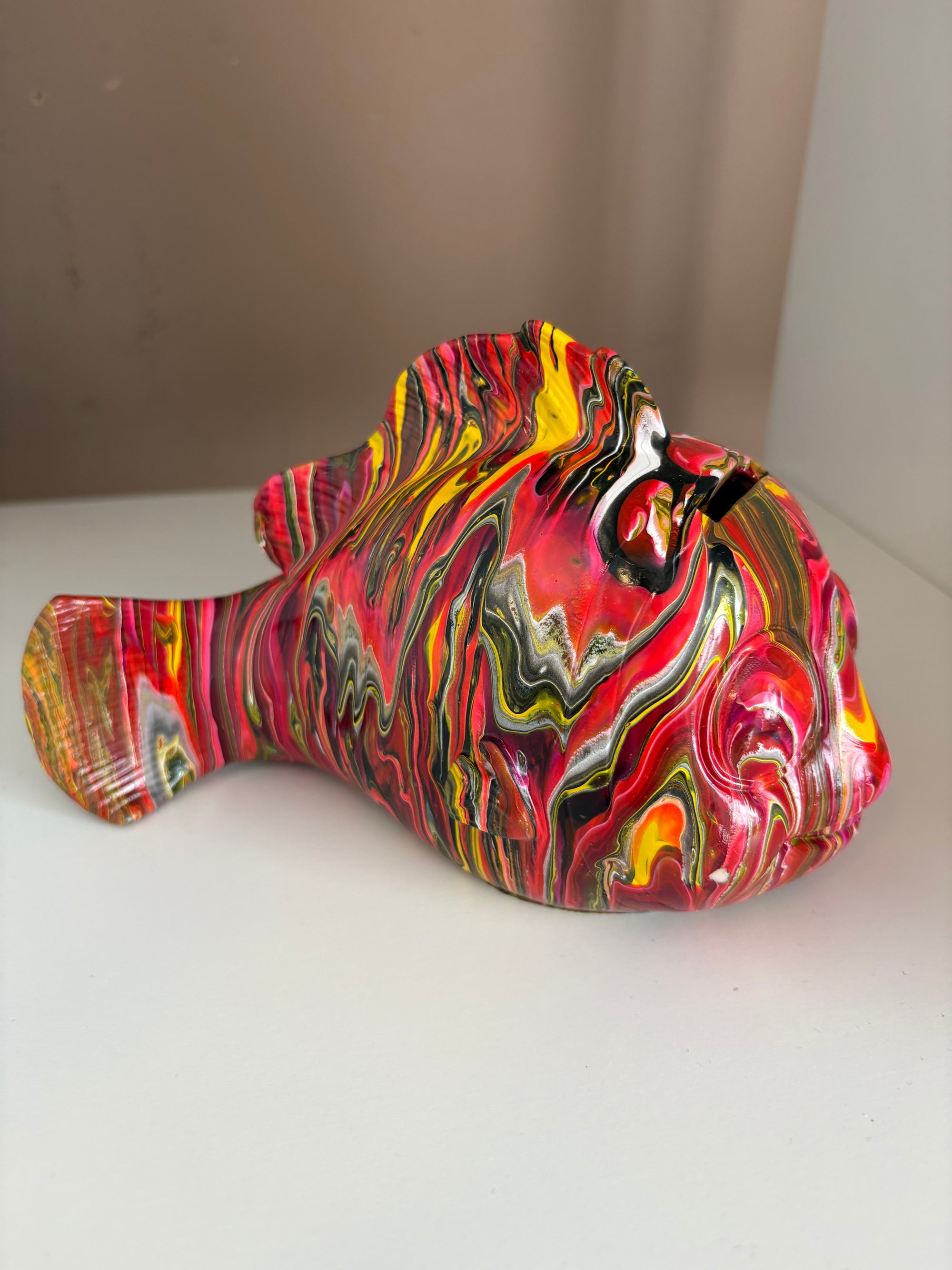 Nemo Money Box Acrylic Pouring Figure