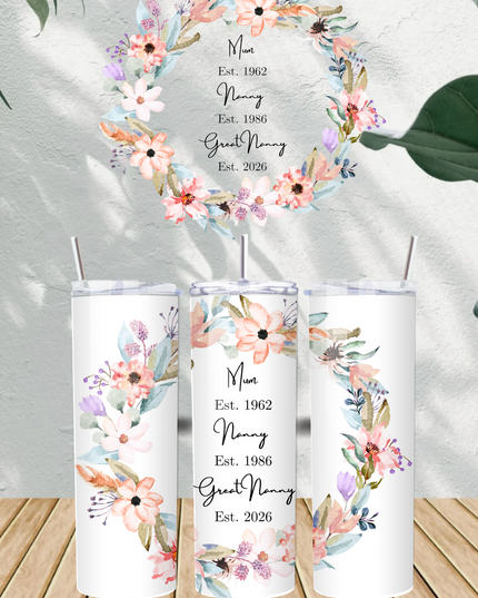 Personalised Dates of Generations 20oz Tumbler - Demo Design Gifts