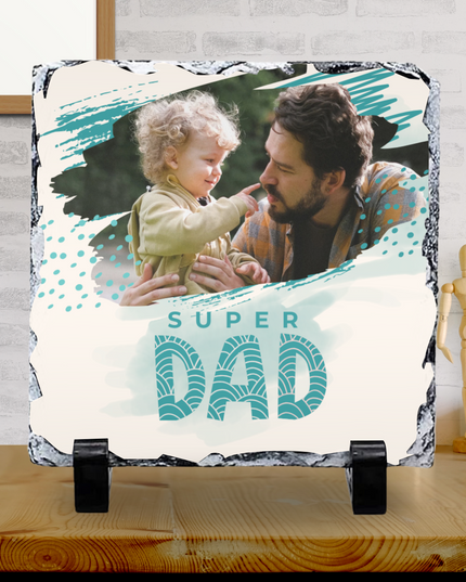 Super Dad Design Glossy Finish (Photo only) - Demo Design Gifts