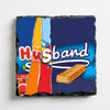Slate Coaster Chocolate Themed