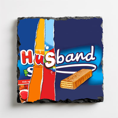 Slate Coaster Chocolate Themed