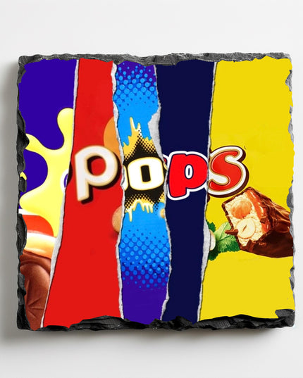 Slate Coaster Chocolate Themed - Demo Design Gifts