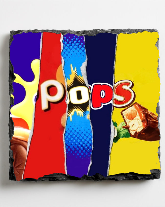 Slate Coaster Chocolate Themed - Demo Design Gifts