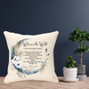 Welcome Baby Name and Poem Personalised Cushion