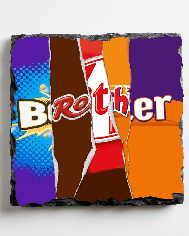 Slate Coaster Chocolate Themed - Demo Design Gifts