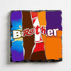 Slate Coaster Chocolate Themed
