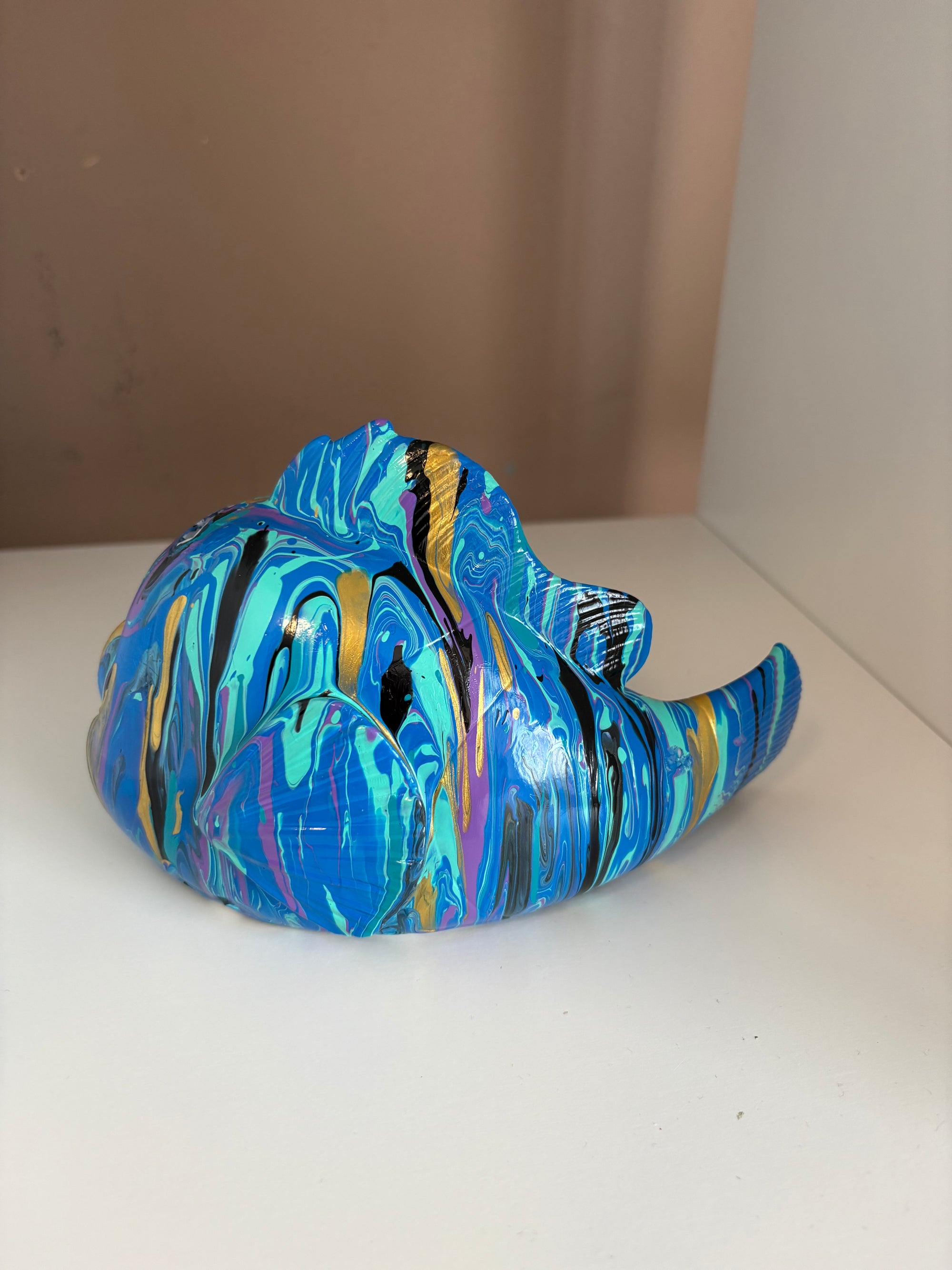 Nemo Money Box Acrylic Pouring Figure