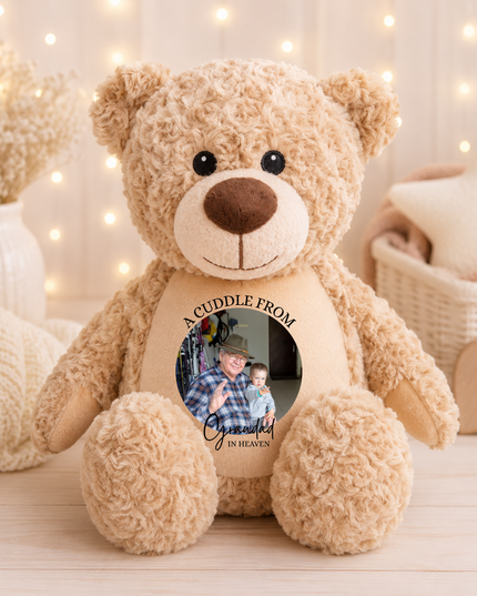 A Cuddle from Grandad in Heaven Teddy