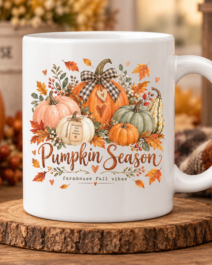 Pumpkin Season 11oz Ceramic Mug