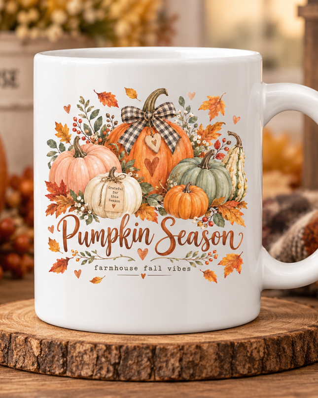 Pumpkin Season 11oz Ceramic Mug