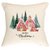 Merry Christmas House Snowy Christmas Cushion