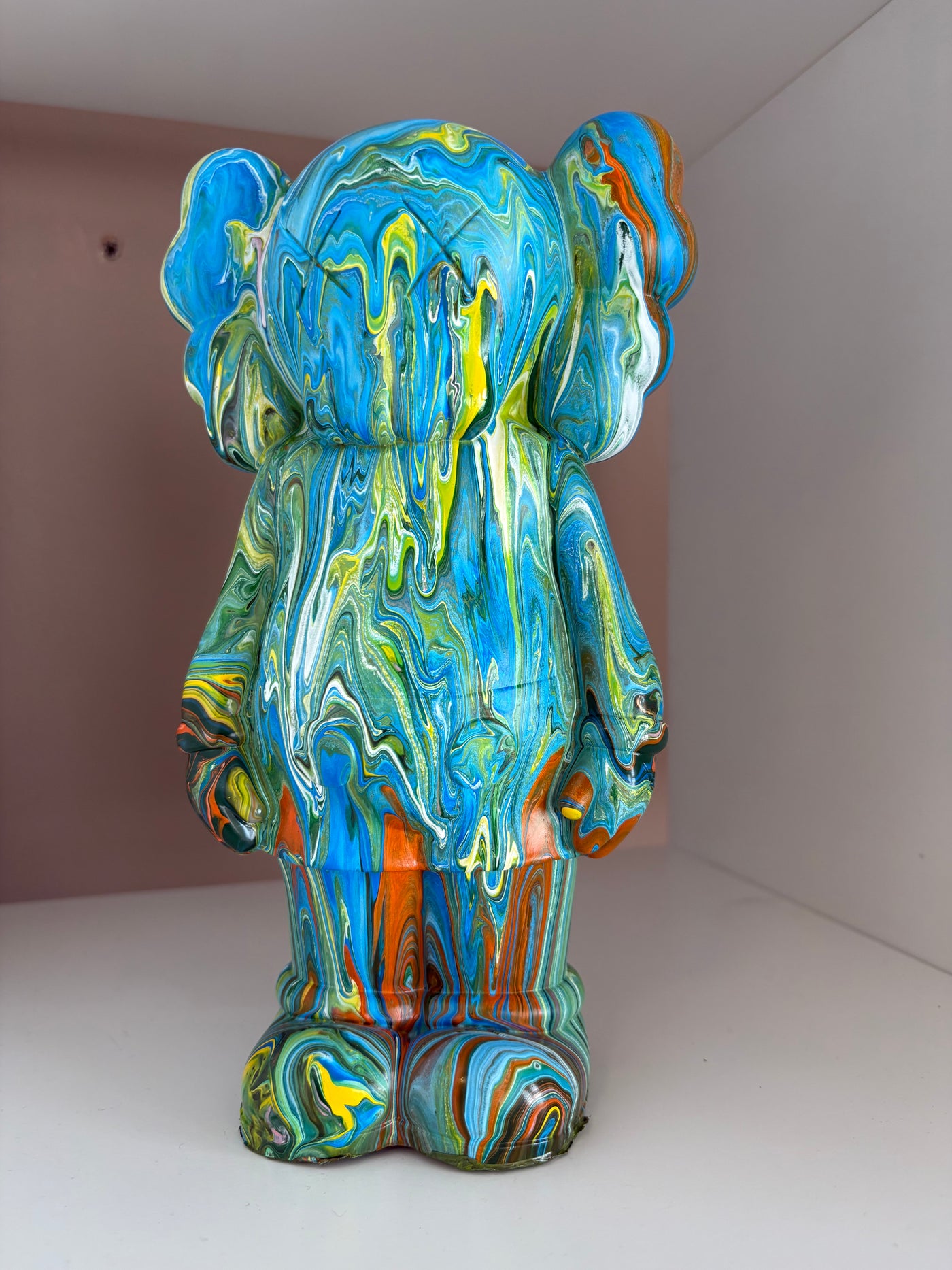 KAWS Money Box Acrylic Pouring Figure 33cm