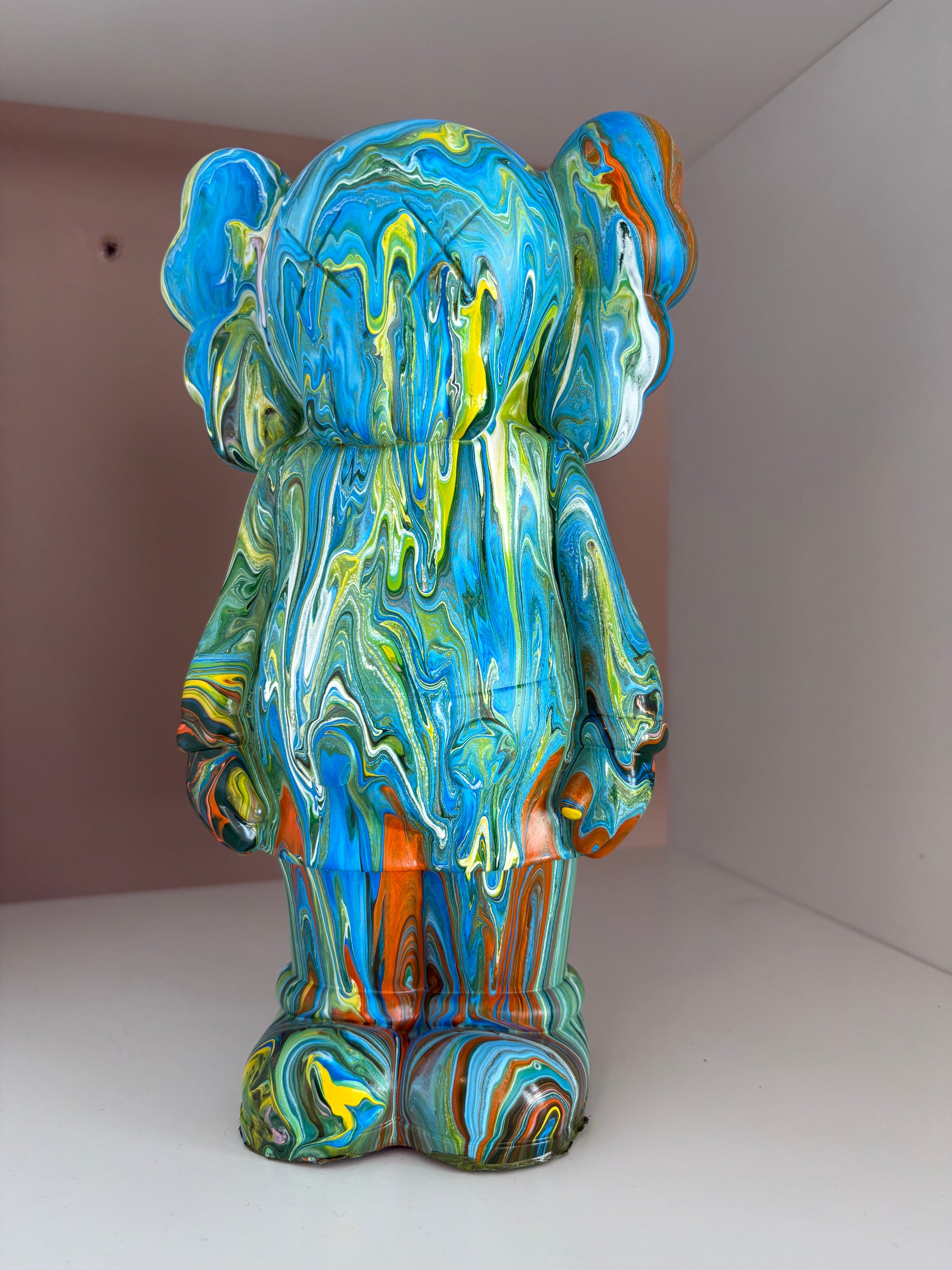 KAWS Money Box Acrylic Pouring Figure 33cm