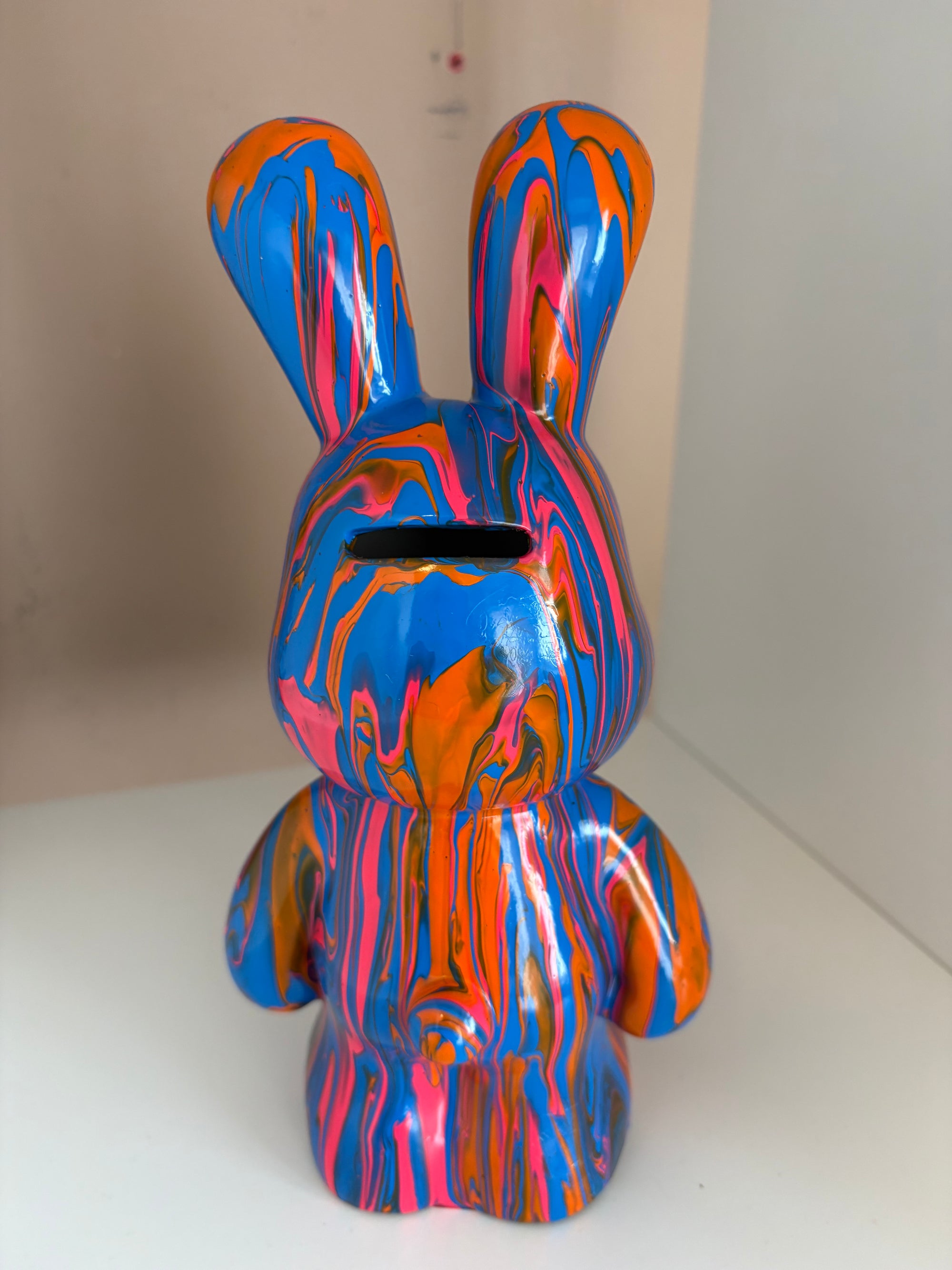 Bunny Rabbit Money Box Acrylic Pouring Figure