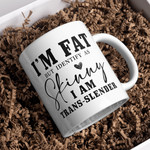 I’m Not Fat Mug - Demo Design Gifts