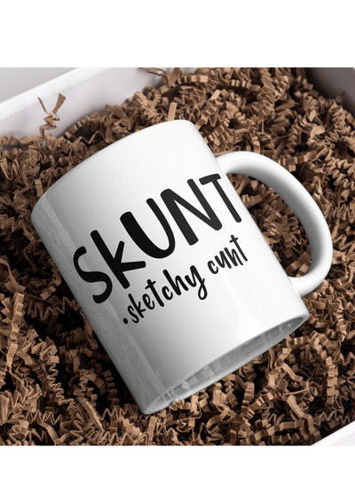 skunkt rude funny adult mug