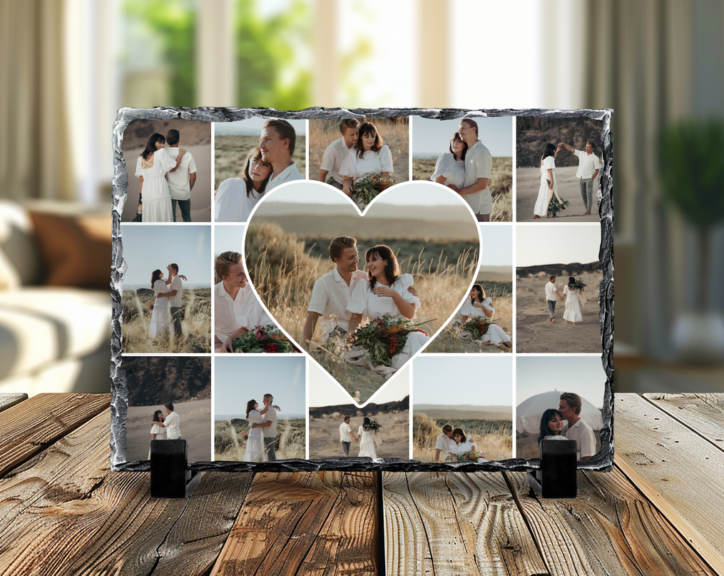 15 Image Photo Slate Glossy Finish (Photo Only) 19x29cm - Demo Design Gifts
