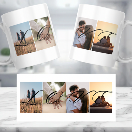 Love Personalised Photo Mug - Demo Design Gifts