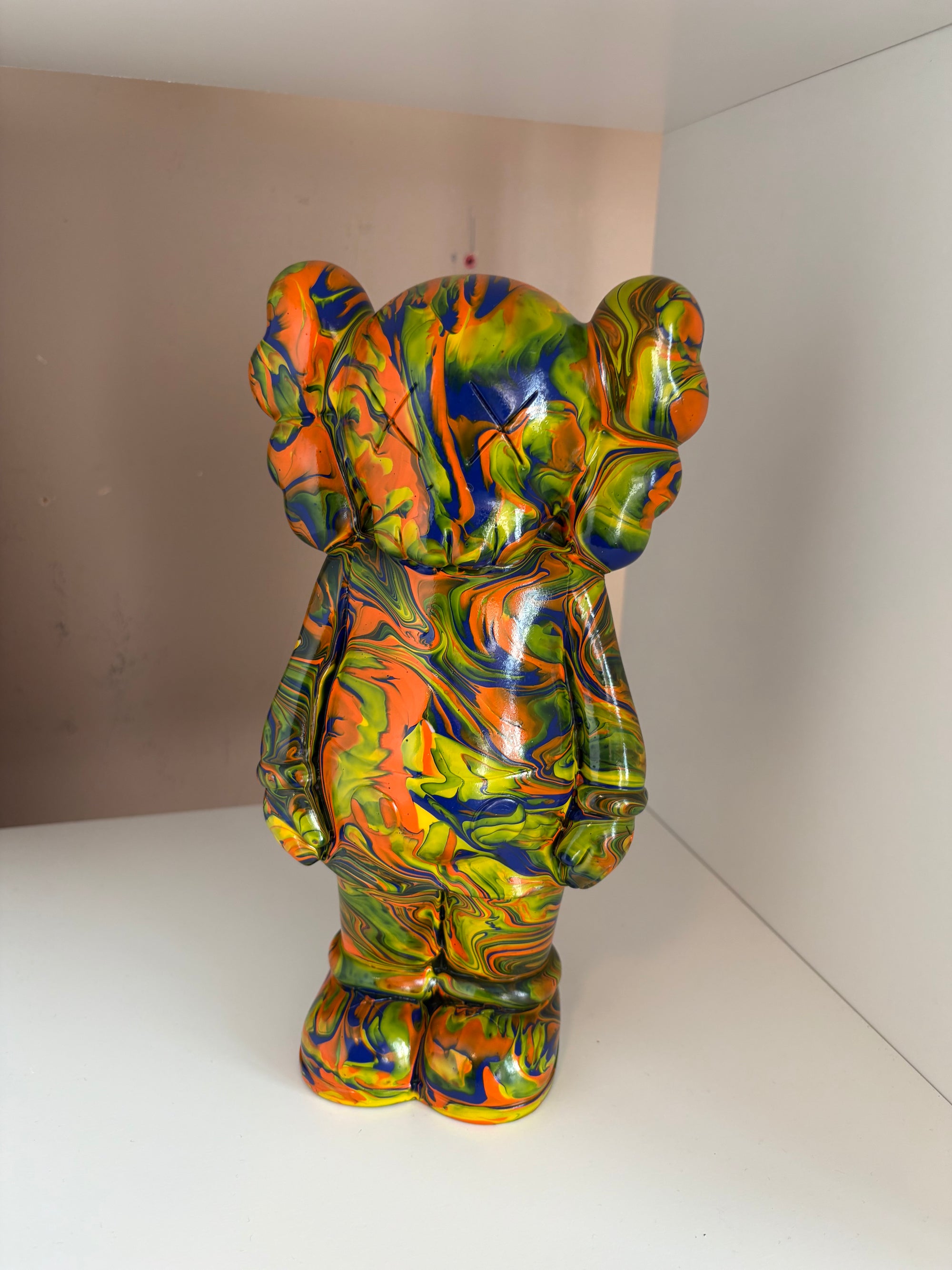 KAWS Money Box Acrylic Pouring Figure 33cm