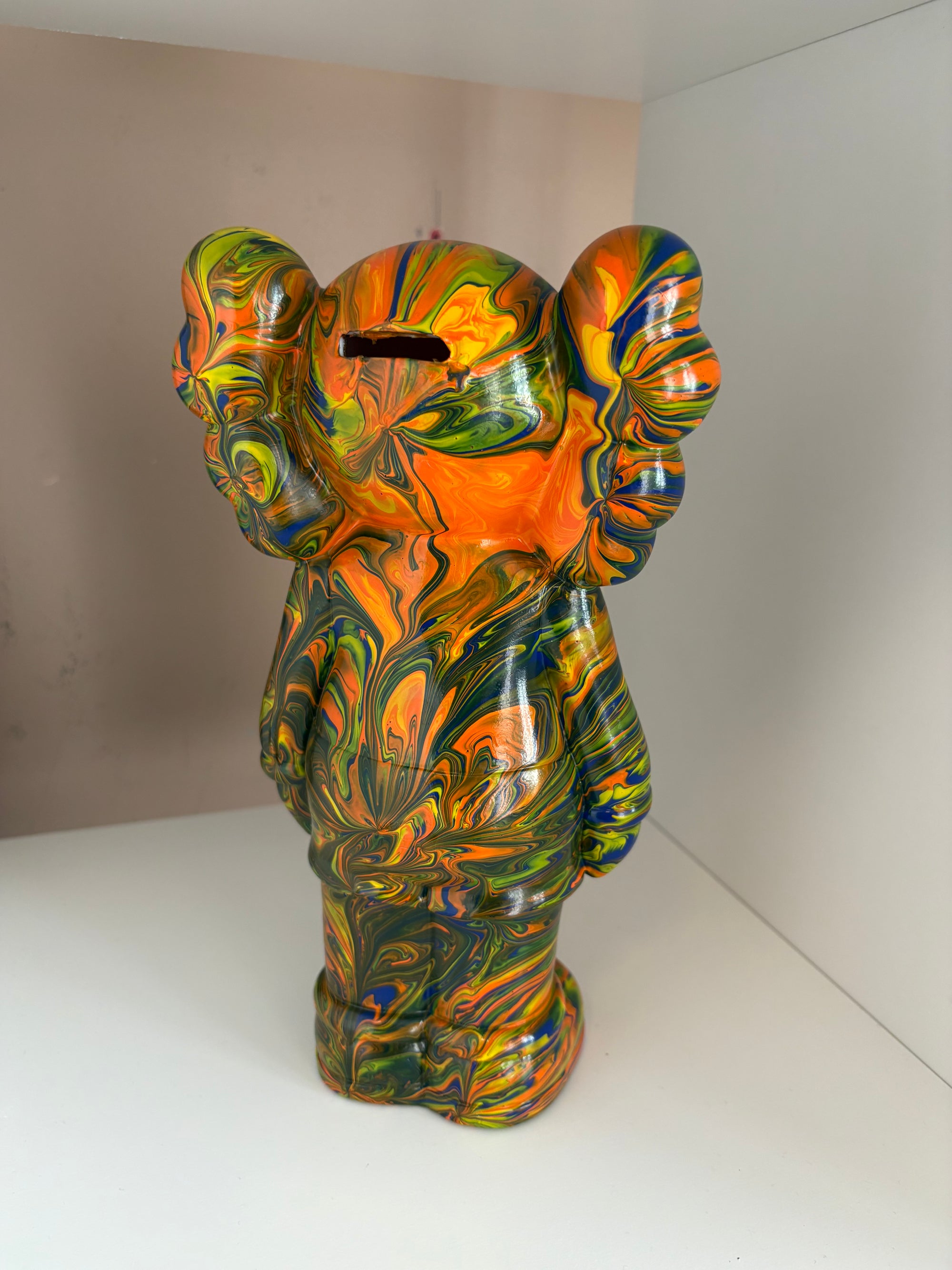 KAWS Money Box Acrylic Pouring Figure 33cm