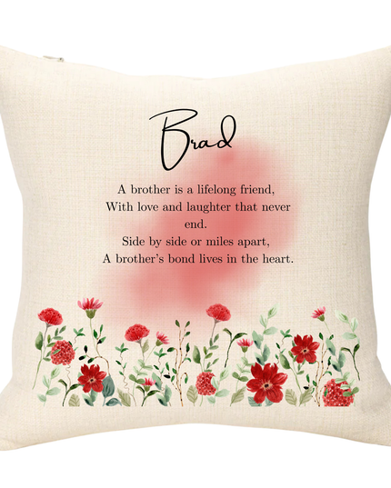 Brother Personalised Cushion - Demo Design Gifts