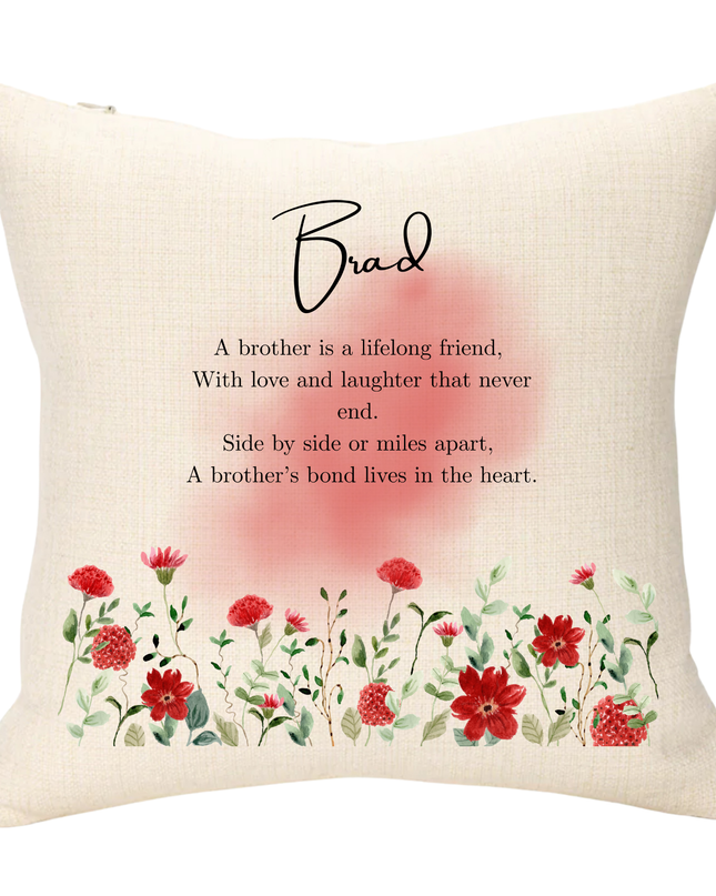Brother Personalised Cushion - Demo Design Gifts