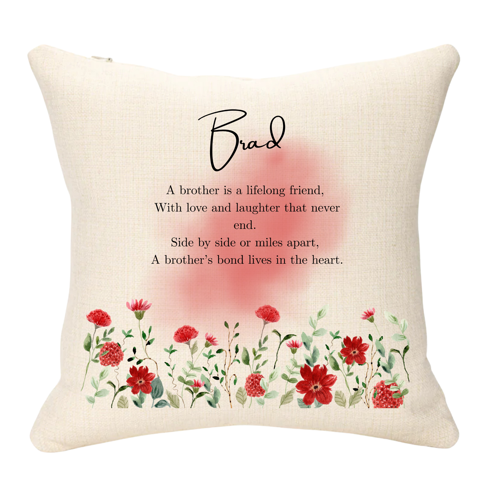 Brother Personalised Cushion
