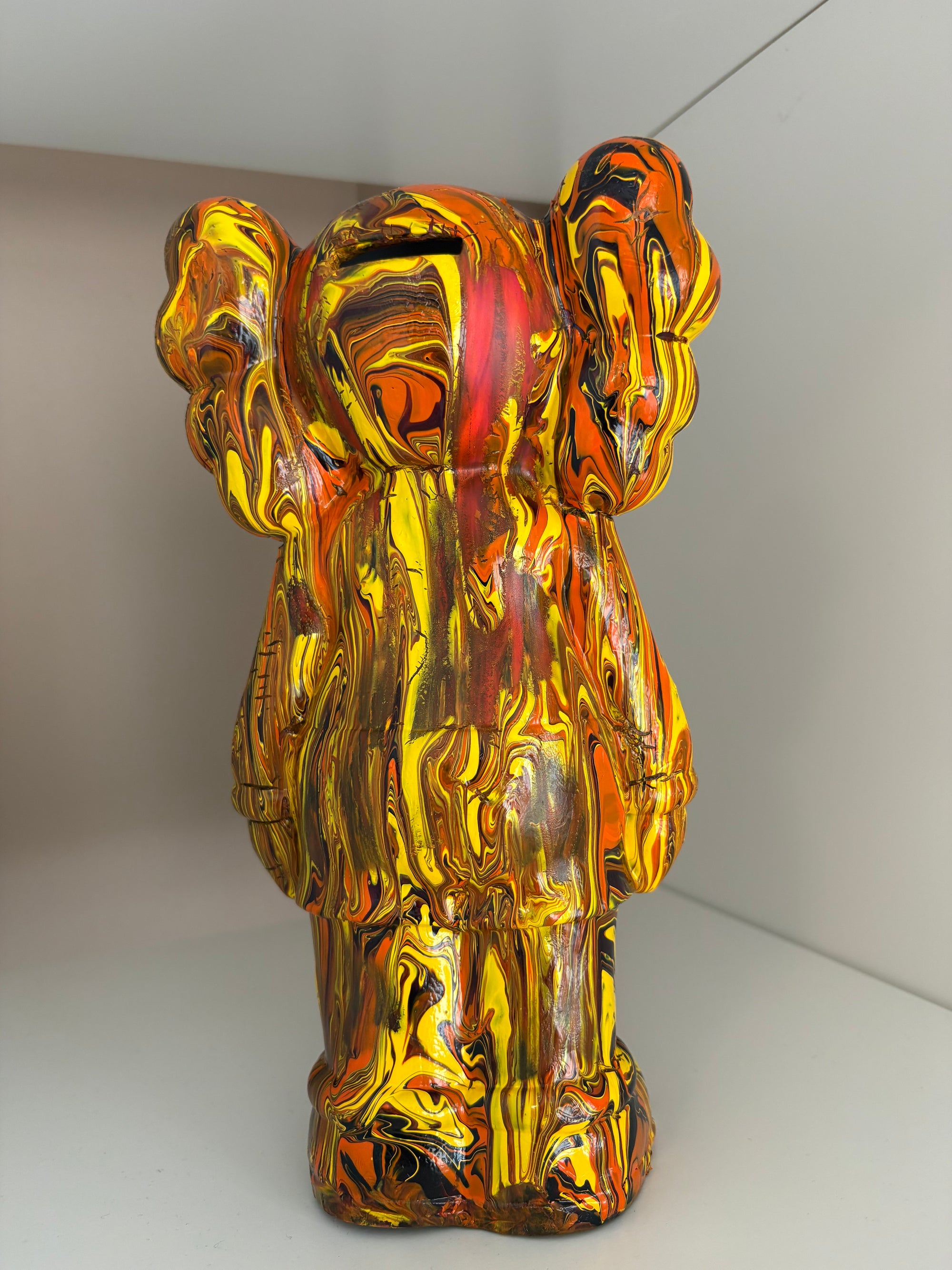 KAWS Money Box Acrylic Pouring Figure 33cm