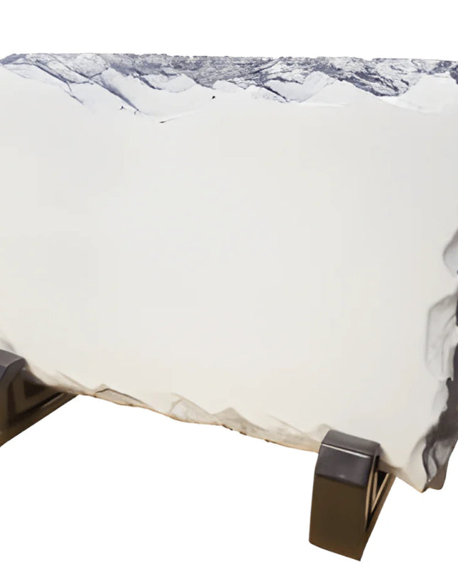 Personalised Memorial Photo Rock Slate 10x15cm | Grave Plaque | Waterproof Outdoor Memorial Gift | In Loving Memory - Demo Design Gifts