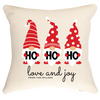 Ho Ho Ho Gnome Christmas Cushion Personalised