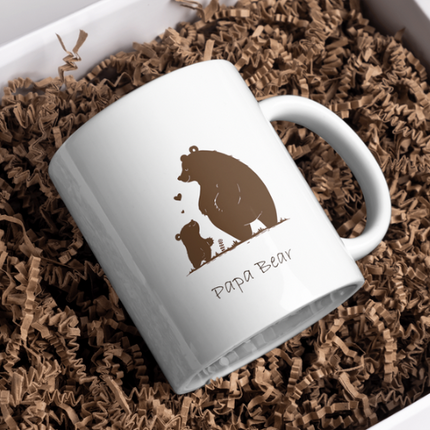 Papa Bear Dad Mug - Demo Design Gifts