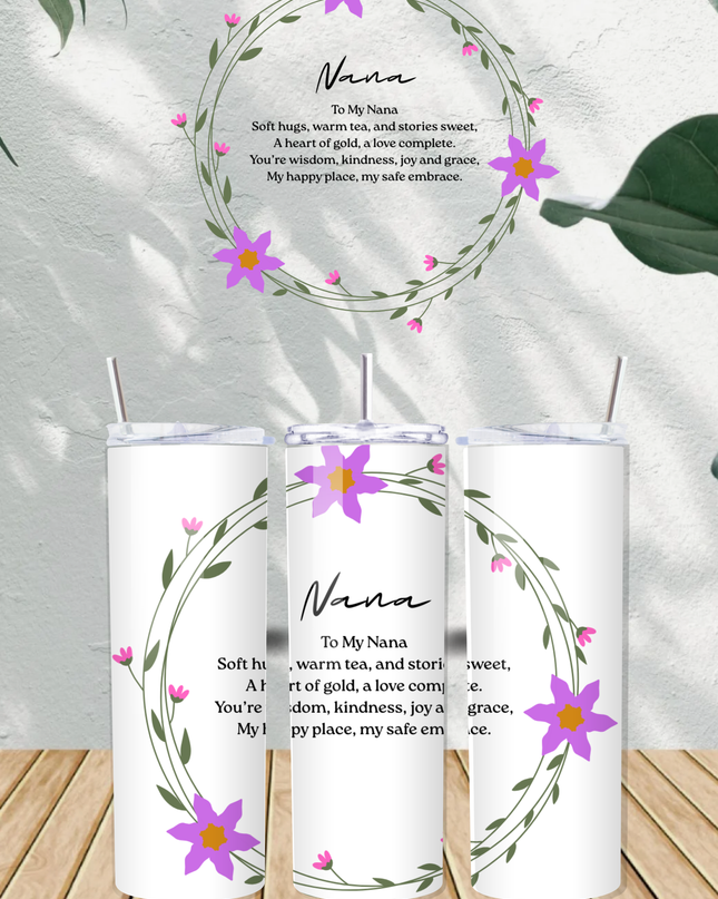 Personalised NANA Poem 20oz Tumbler - Demo Design Gifts