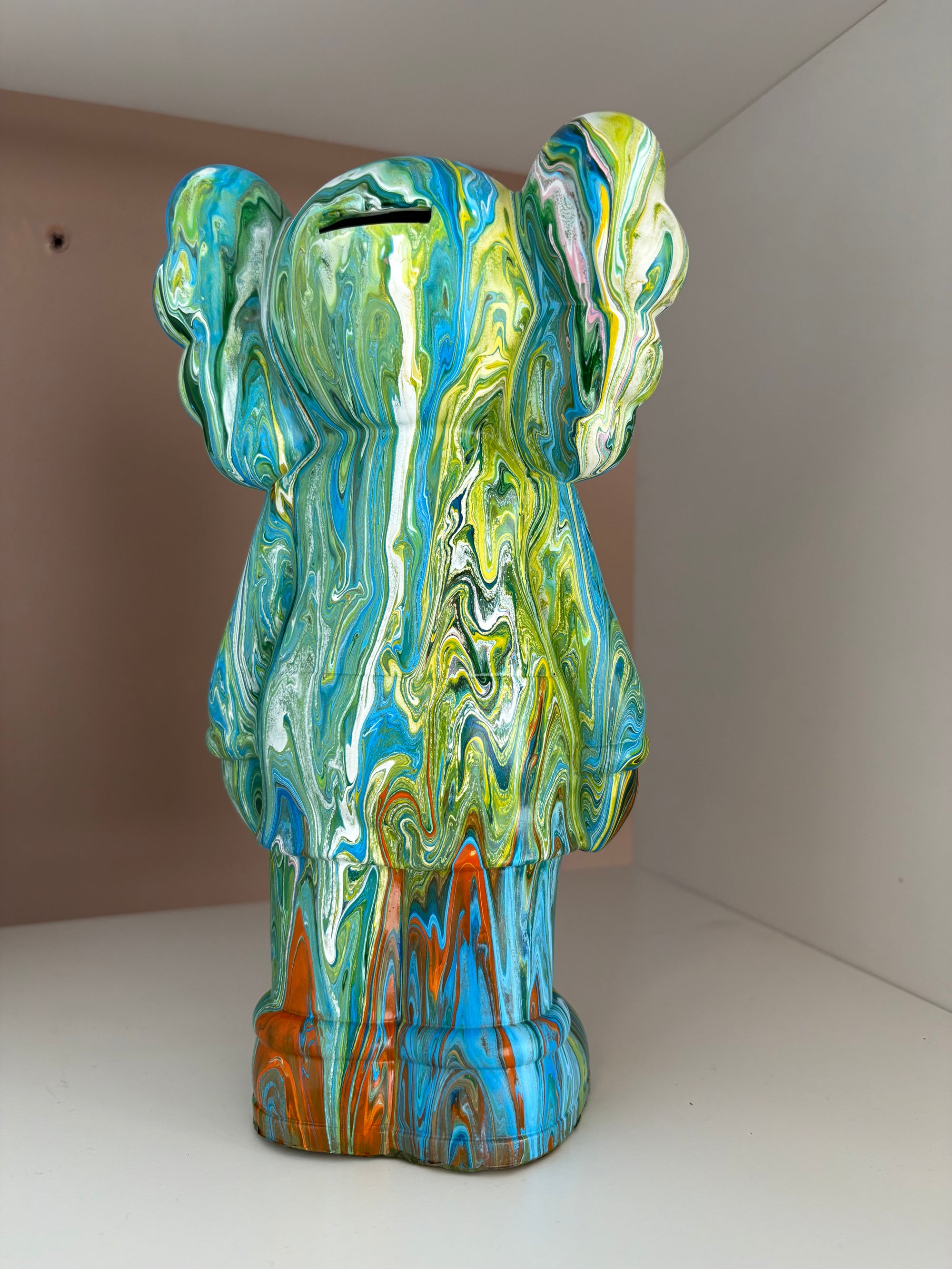 KAWS Money Box Acrylic Pouring Figure 33cm