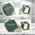 Wedding Green Themed Personalised Photo Mug