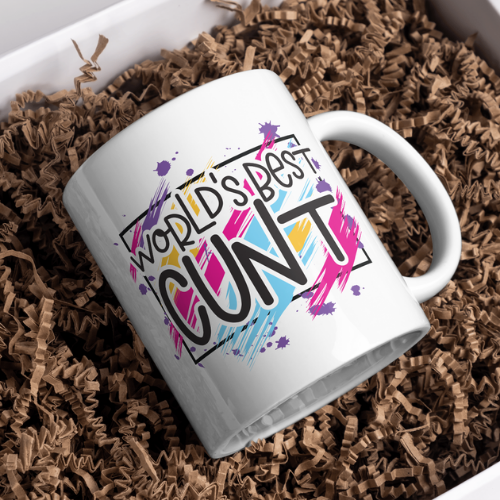 World Best Funny Rude Mug - Demo Design Gifts