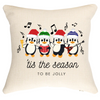 Penguin It’s the Season to be Jolly Christmas Cushion