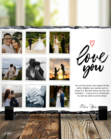 Valentines, 9 Image, love You Photo Slate