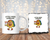 Little Miss Lesbian 11oz Mug & 9cm Rock Slate Coaster Set