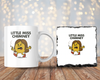 Little Miss Chimney 11oz Mug & 9cm Rock Slate Coaster Set