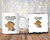 Little Miss Shopping on SH-IN Mug & 9cm Rock Slate Coaster Set