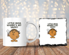 Little Miss Where’s My Vape Mug & 9cm Rock Slate Coaster Set