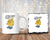 Little Miss Rocking the Crocs Mug & 9cm Rock Slate Coaster Set