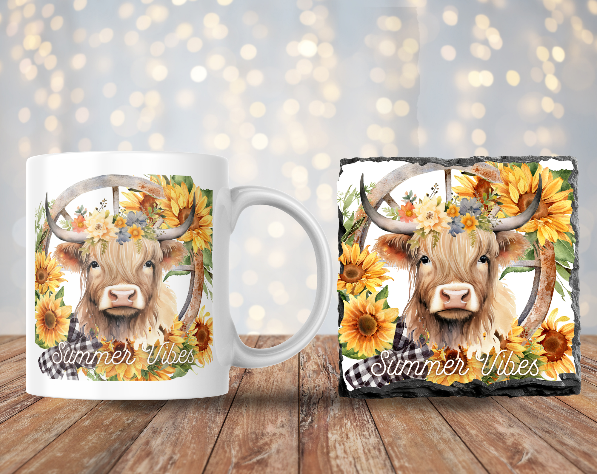 Highland Cow Summer Vibes Gift Set