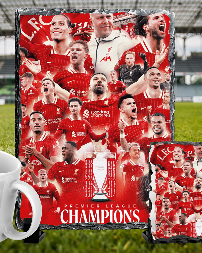 LFC BUNDLE UPWARDS DESIGN Mug, Coaster, Photo Slate - Demo Design Gifts