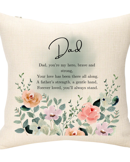 Dad Poem Personalised Cushion - Demo Design Gifts